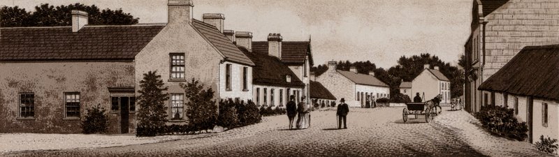 Crawfordsburn, Dorf und Gasthaus von English School
