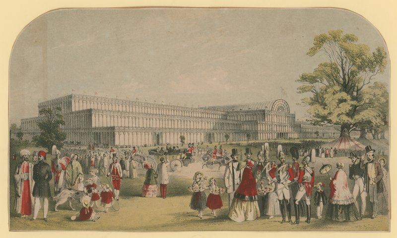 Kristallpalast, Hyde Park, London von English School