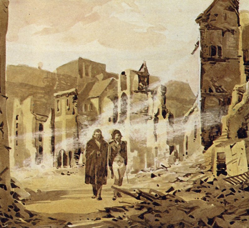 Darwin erlebte das große Erdbeben, das die Stadt Concepcion zerstörte von English School