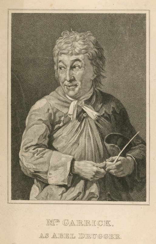 David Garrick, Schauspieler, als Abel Drugger von English School