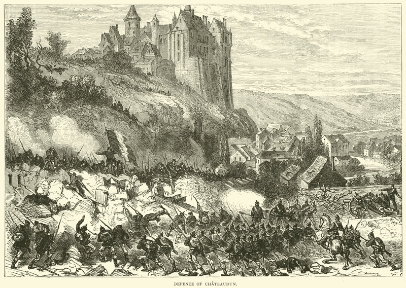 Verteidigung von Châteaudun, Oktober 1870 von English School