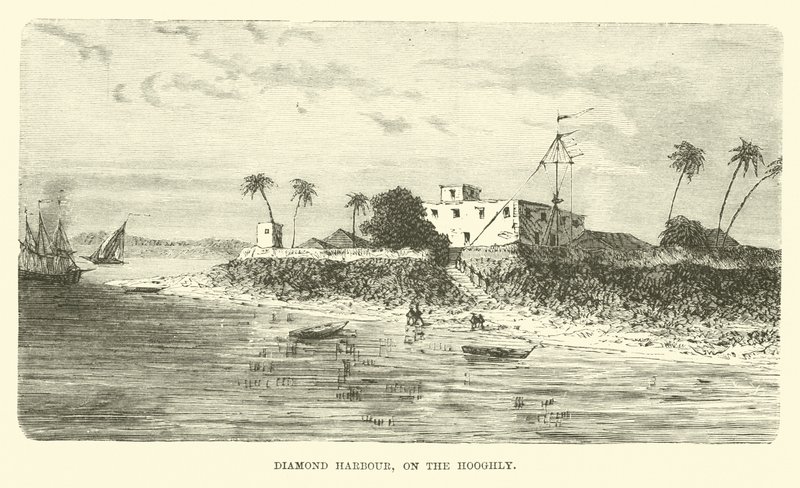 Diamond Harbour, am Hooghly von English School