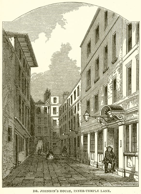 Dr. Johnsons Haus, Inner-Temple Lane von English School