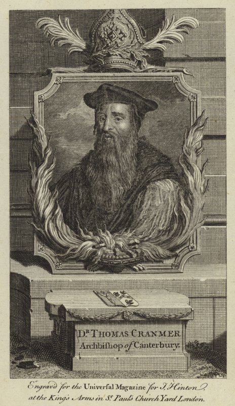 Dr. Thomas Cranmer, Erzbischof von Canterbury von English School