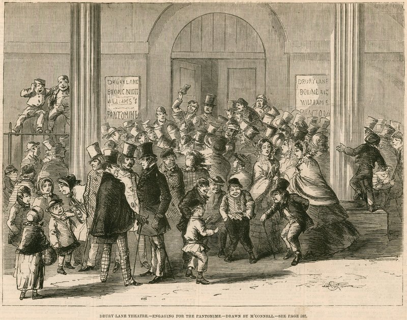 Drury Lane Theatre, London - Engagement für die Pantomime von English School