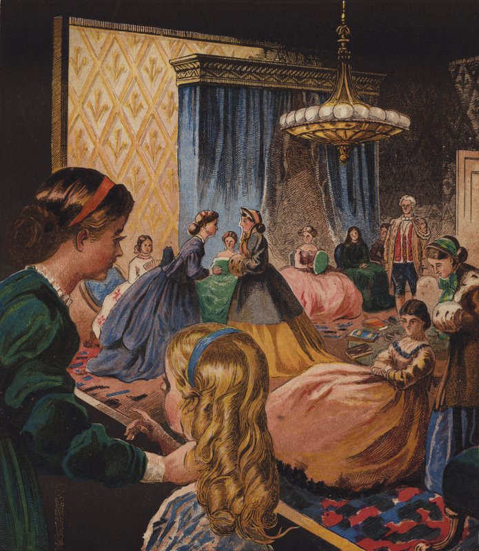 Edith und Millys Haushaltung von English School