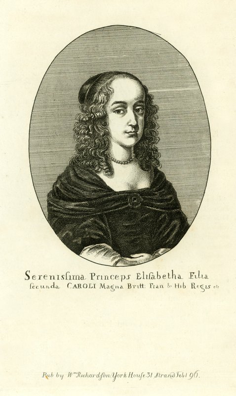 Elizabeth Stuart, zweite Tochter von König Charles I von English School