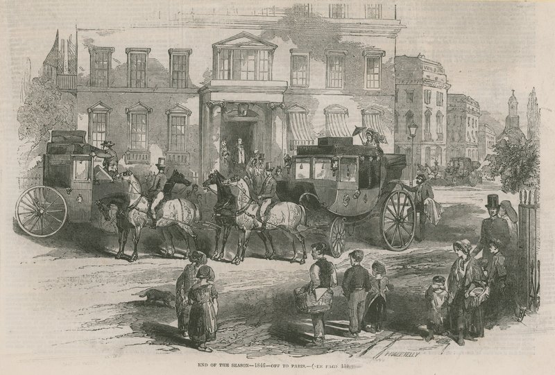 Ende der Saison 1846 - ab nach Paris von English School
