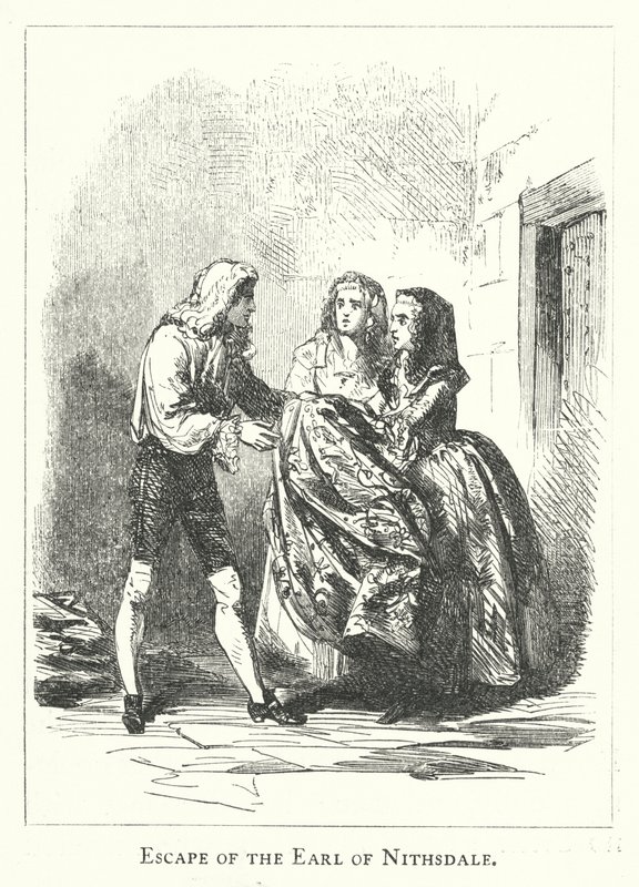 Flucht des Earl of Nithsdale von English School