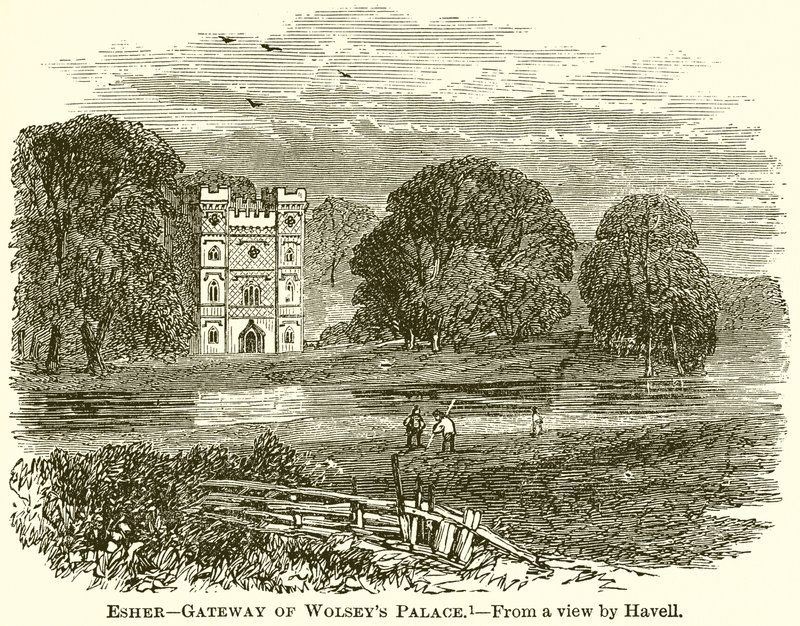 Esher--Tor von Wolseys Palast von English School