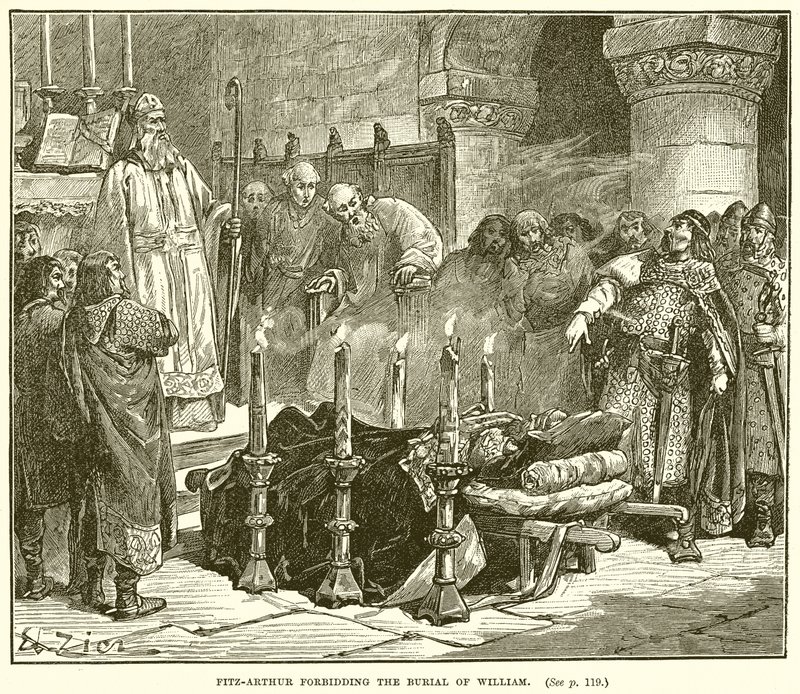 Fitz-Arthur verbietet die Beerdigung von William von English School