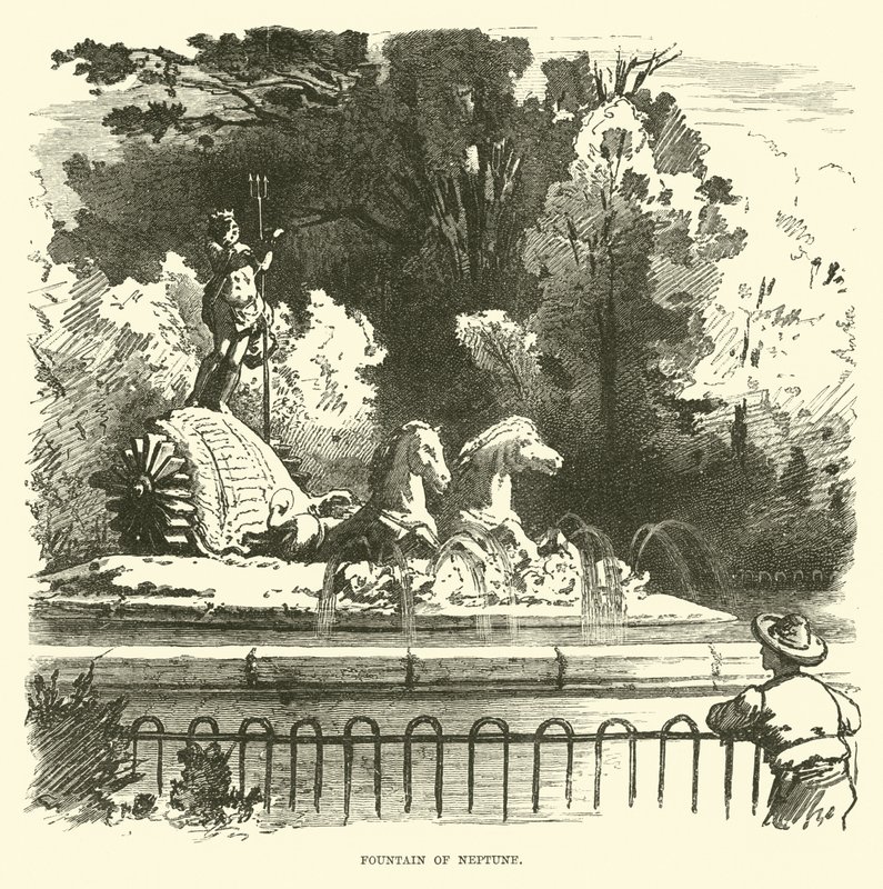 Neptunbrunnen von English School