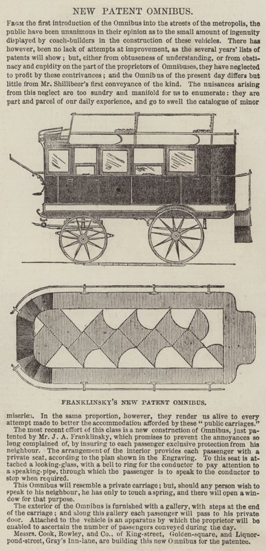 Franklinskys neues Patent-Omnibus von English School