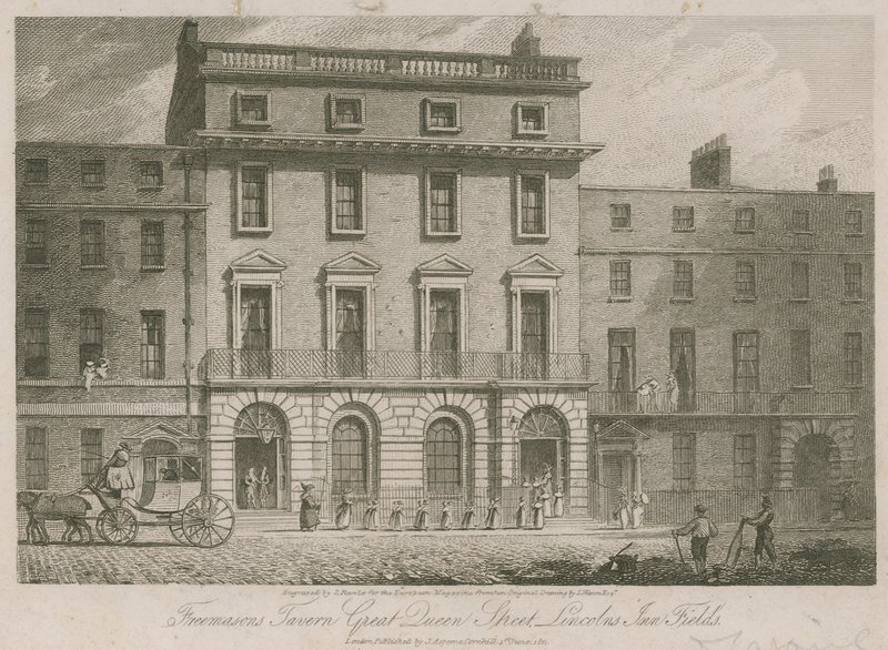 Freemasons Tavern, Great Duncan Street, Lincolns Inn Fields, London von English School