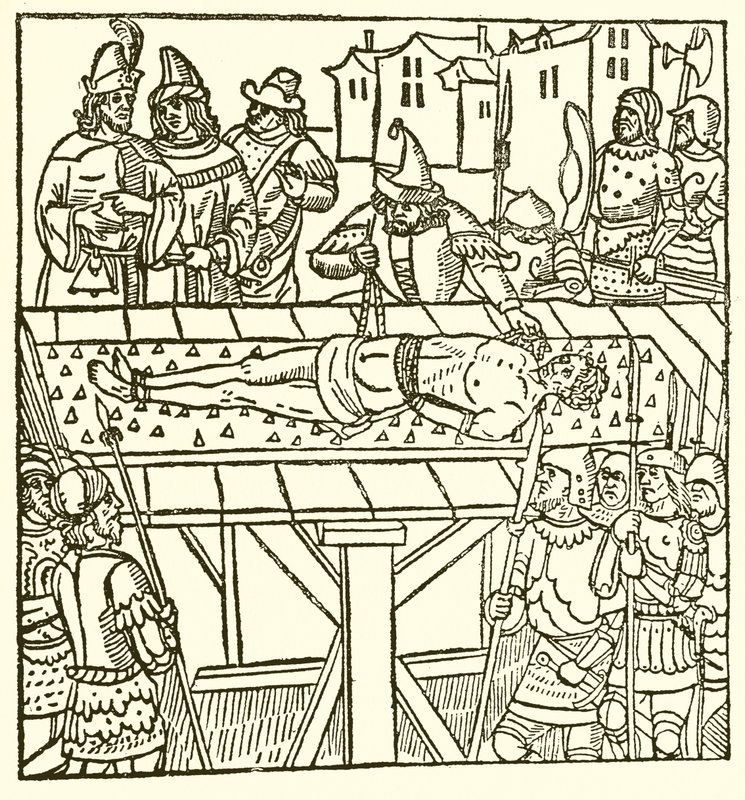 Aus Lydgates Fall of Princes, 1494 von English School
