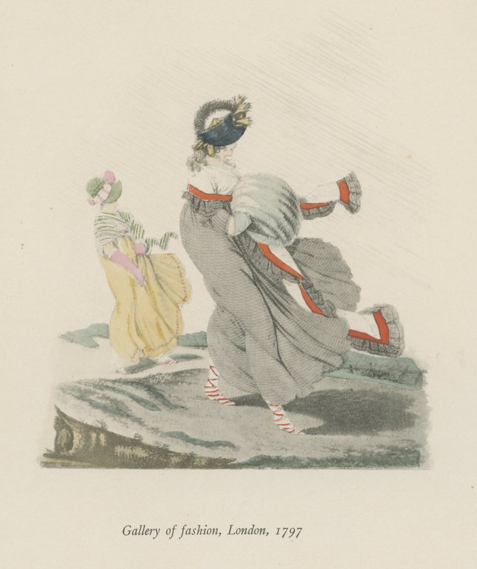 Gallery of Fashion, London, 1797 von English School