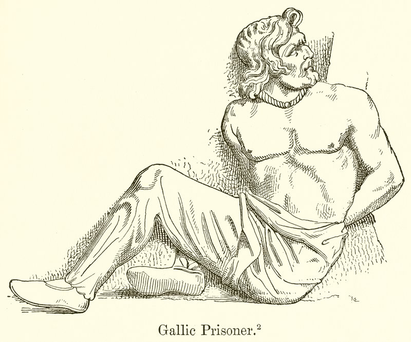 Gallischer Gefangener von English School