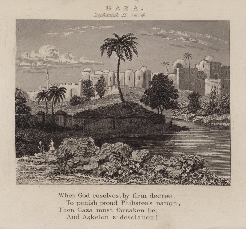 Gaza, Zephanja II, Vers 4 von English School