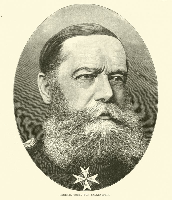 General Vogel Von Falkenstein, September 1870 von English School