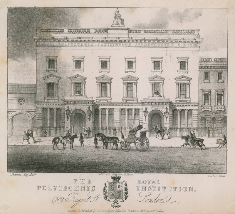 Gesamtansicht des Royal Polytechnic Institute von English School