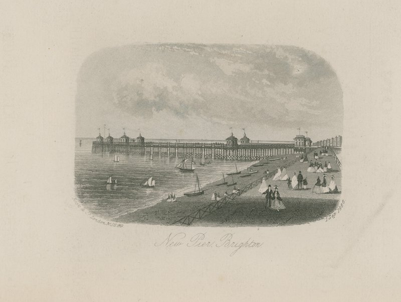 Gesamtansicht des neuen Piers in Brighton von English School