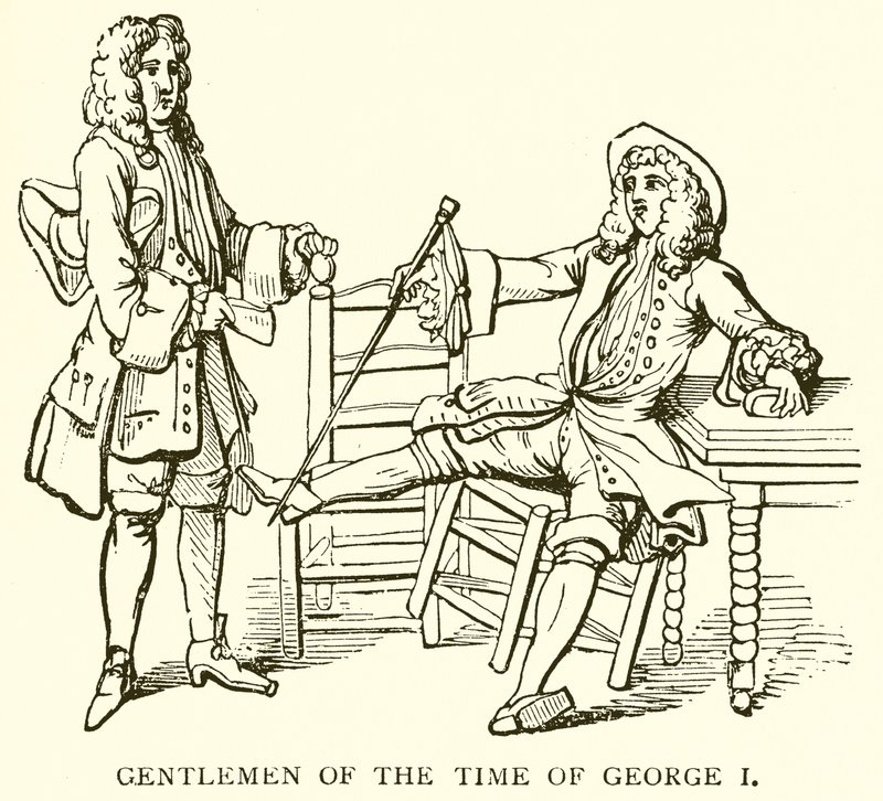 Gentlemen zur Zeit von Georg I. von English School