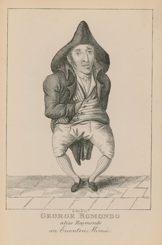 George Romondo, alias Raymondo, ein exzentrischer Nachahmer von English School