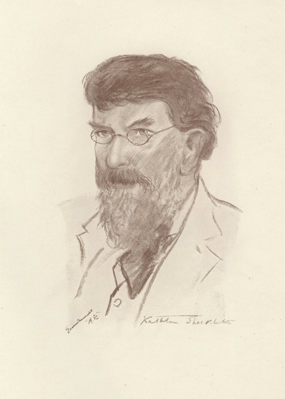 George William Russell, irischer nationalistischer Schriftsteller und Maler von English School