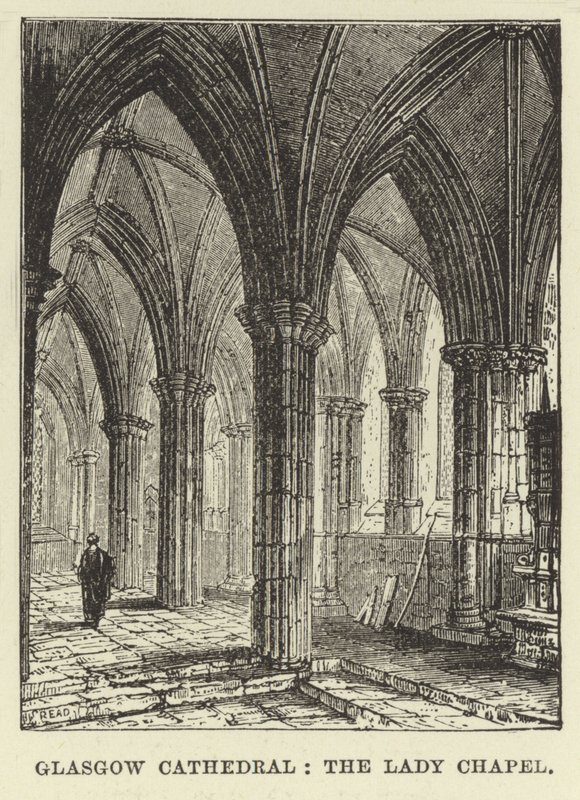 Kathedrale von Glasgow, die Marienkapelle von English School