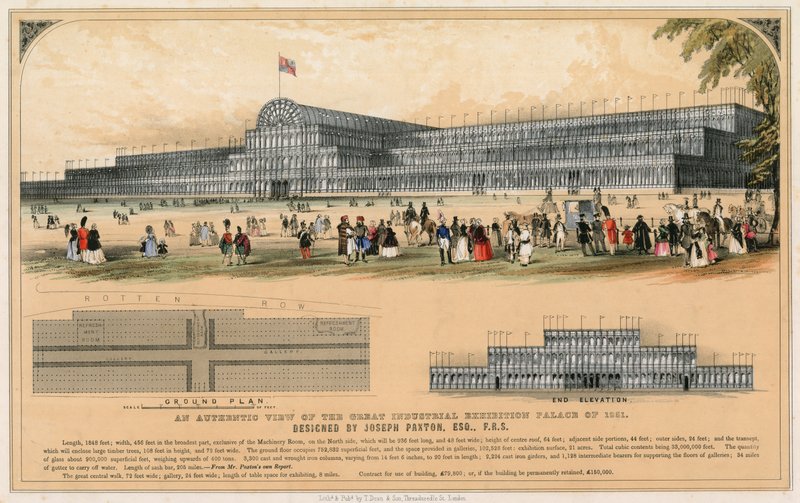 Große Ausstellung, 1851 von English School
