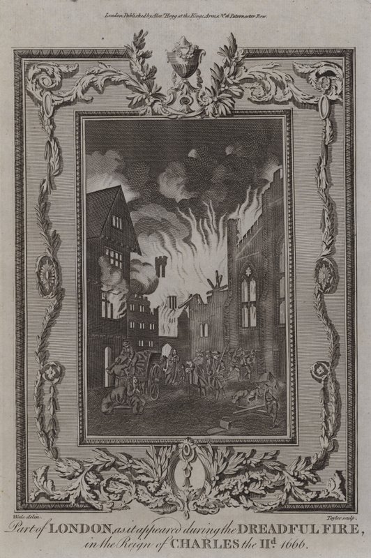 Großer Brand von London, 1666 von English School