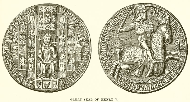 Großes Siegel von Heinrich V von English School