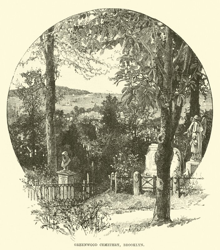 Greenwood-Friedhof, Brooklyn von English School