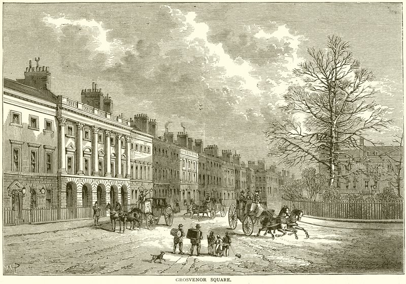 Grosvenor Square von English School