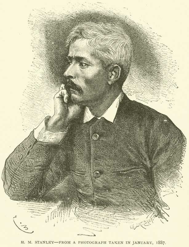 H M Stanley, von einem Foto aufgenommen im Januar von English School
