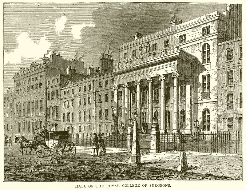 Halle des Royal College of Surgeons von English School