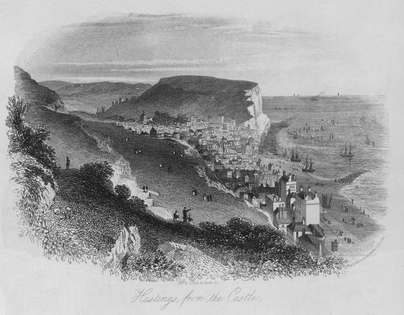 Hastings, vom Schloss von English School