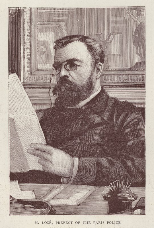 Henri Loze, französischer Politiker und Polizeipräfekt von Paris von English School