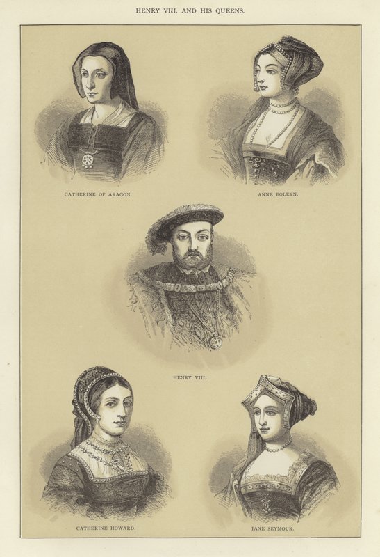 Heinrich VIII. und seine Königinnen von English School