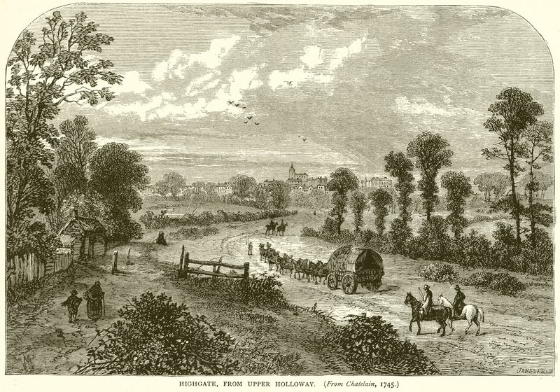 Highgate, von Upper Holloway von English School