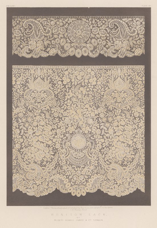 Honiton-Spitze von Messrs Howell James und Co, London von English School