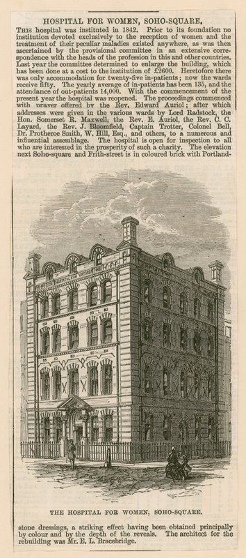 Krankenhaus für Frauen, Soho Square von English School