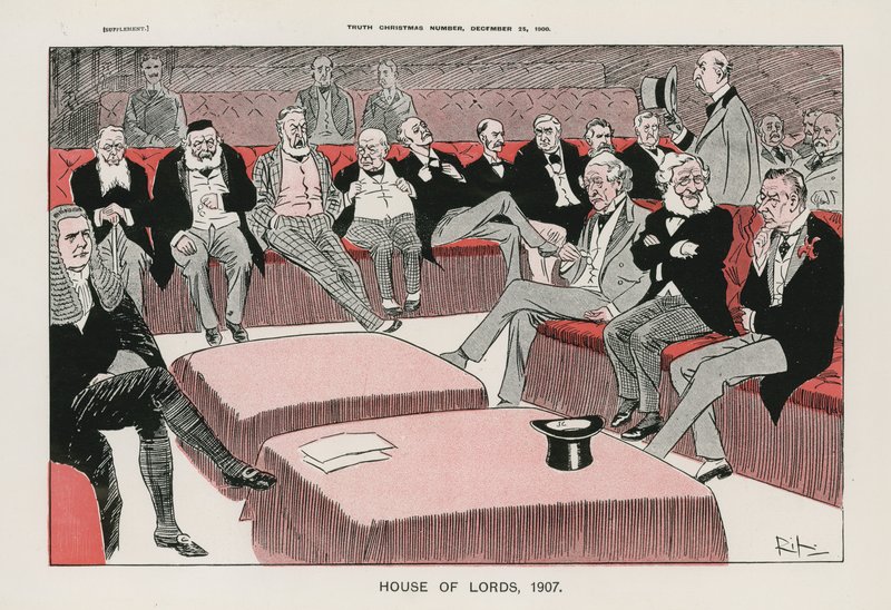 House of Lords, 1907 von English School