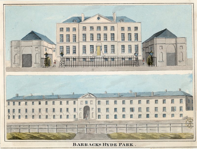 Hyde Park Barracks, London von English School
