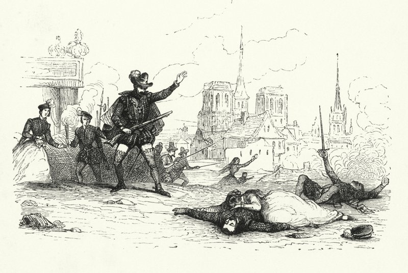 Illustration für Les Huguenots von Giacomo Meyerbeer von English School