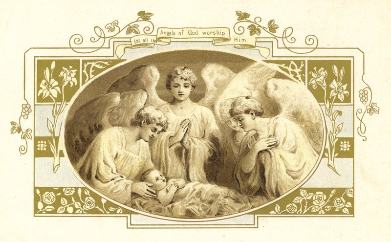 Illustration für Das Kommen des Weihnachtsmanns von English School