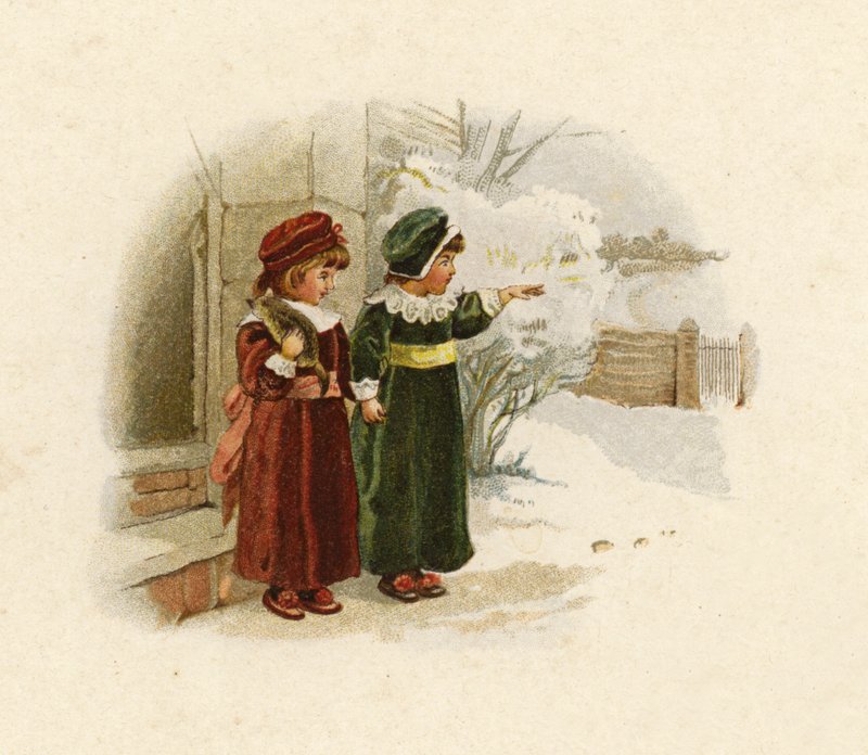 Illustration für Das Kommen des Weihnachtsmanns von English School