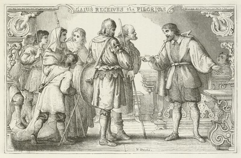 Illustration für Die Pilgerreise von John Bunyan von English School