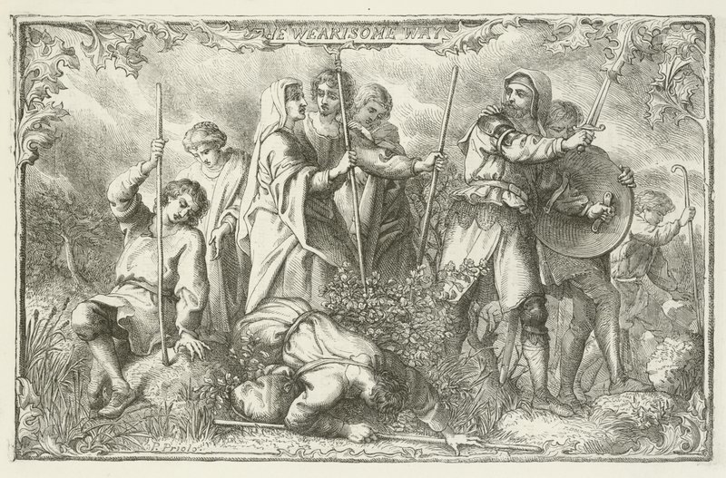 Illustration für Die Pilgerreise von John Bunyan von English School