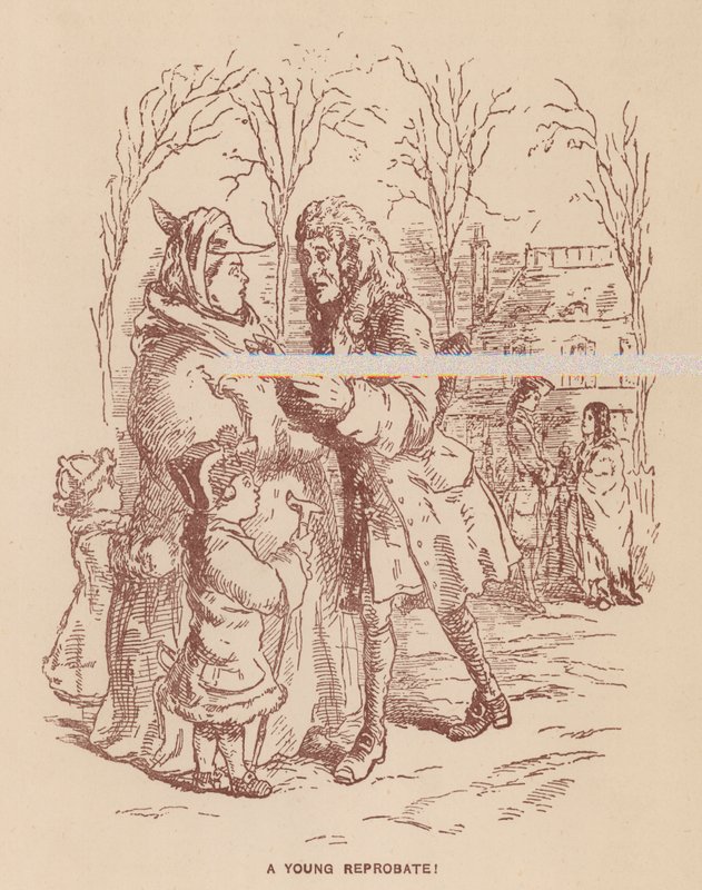 Illustration für Die Virginians von Thackeray von English School